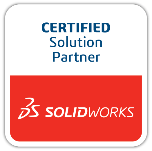 Logótipo SolidWorks, parceiro tecnológico da Althima para soluções CAD